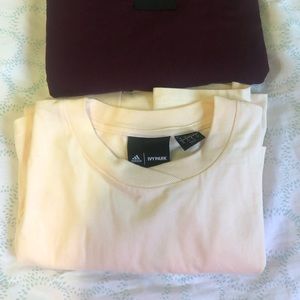 Adidas x Ivy Park Ivory/Maroon Oversized Shirt